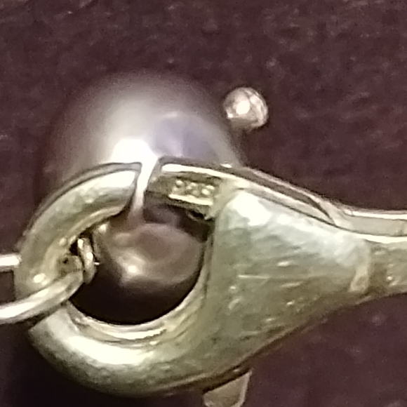 Vintage handmade 925 silver with glass beads and fresh water pearls - Picture 4 of 9